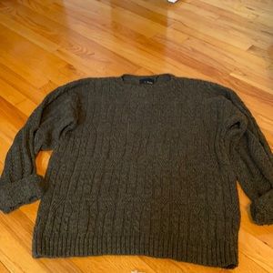 hunter green sweater